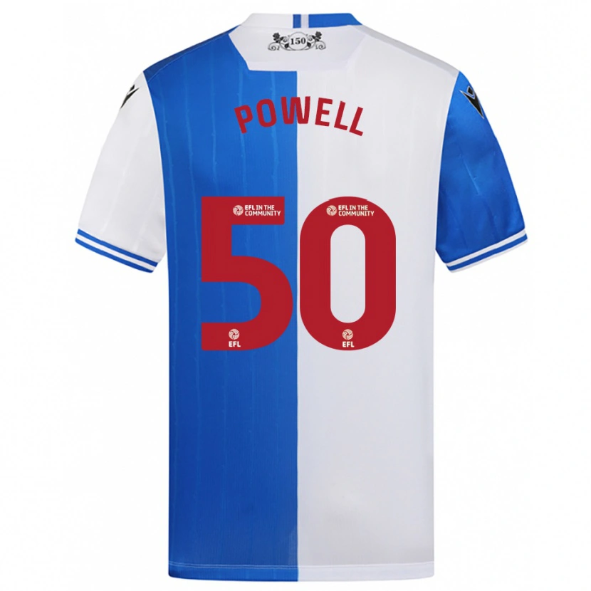 Danxen Homem Camisola Brandon Powell #50 Azul Branco Principal 2025/26 Camisa Brasil