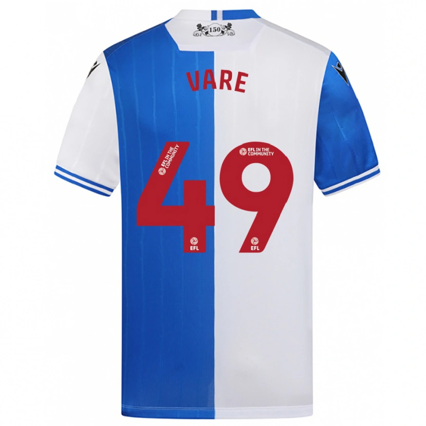 Danxen Homem Camisola Frank Vare #49 Azul Branco Principal 2025/26 Camisa Brasil