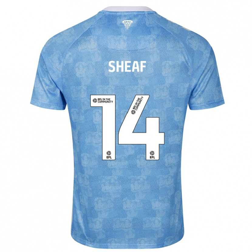 Danxen Homem Camisola Ben Sheaf #14 Azul Celeste Branco Principal 2025/26 Camisa Brasil