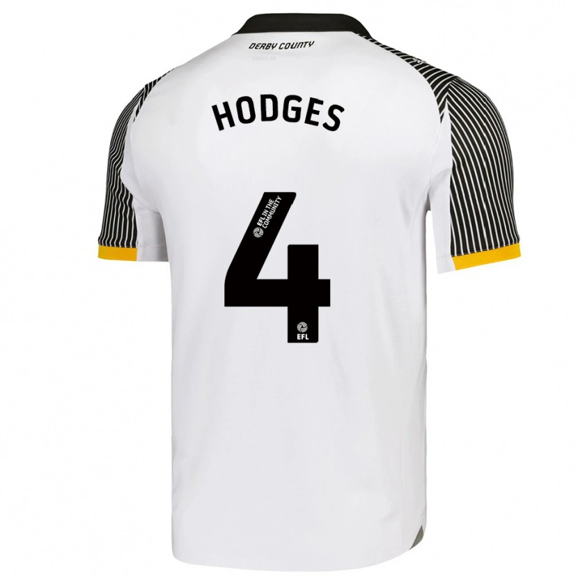 Danxen Homem Camisola Dantel Hodges #4 Branco Preto Principal 2025/26 Camisa Brasil