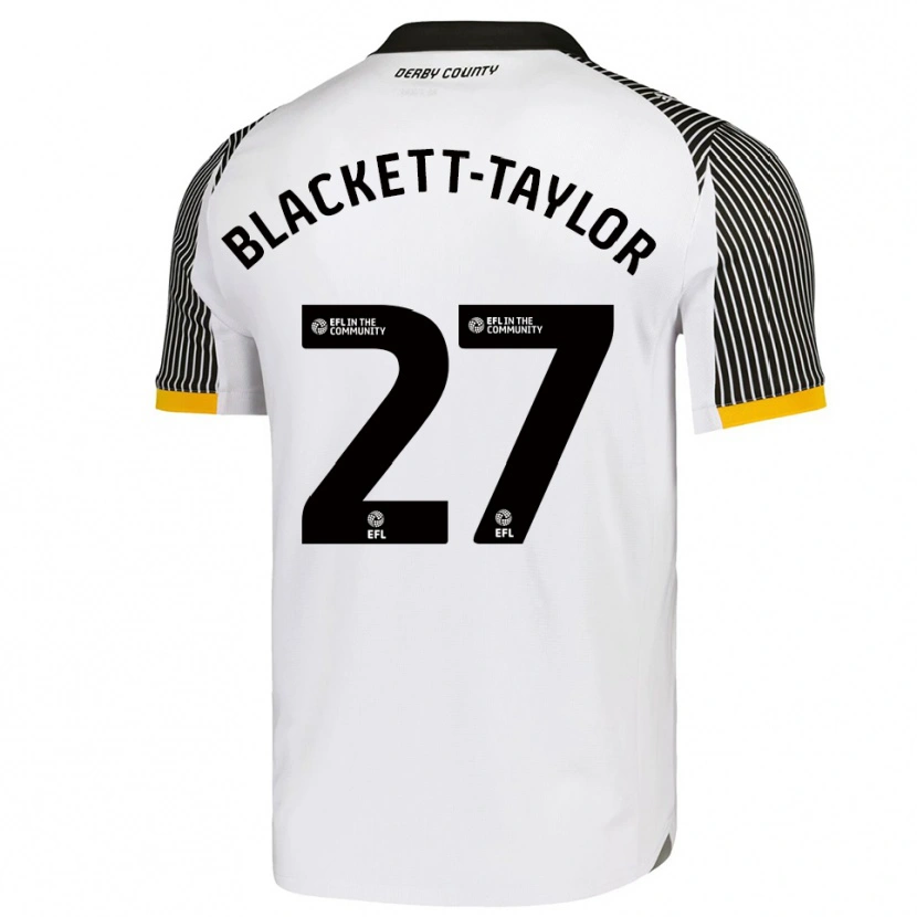 Danxen Homem Camisola Corey Blackett-Taylor #27 Branco Preto Principal 2025/26 Camisa Brasil