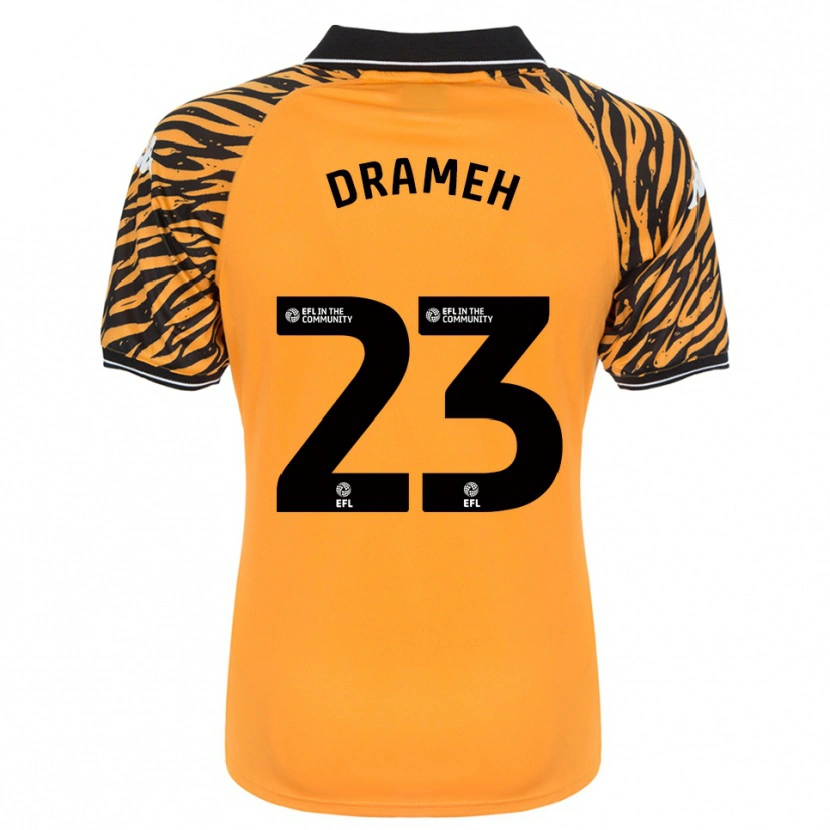 Danxen Homem Camisola Cody Drameh #23 Laranja Preto Principal 2025/26 Camisa Brasil