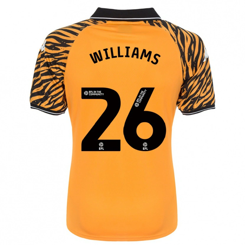 Danxen Homem Camisola Annabel Williams #26 Laranja Preto Principal 2025/26 Camisa Brasil