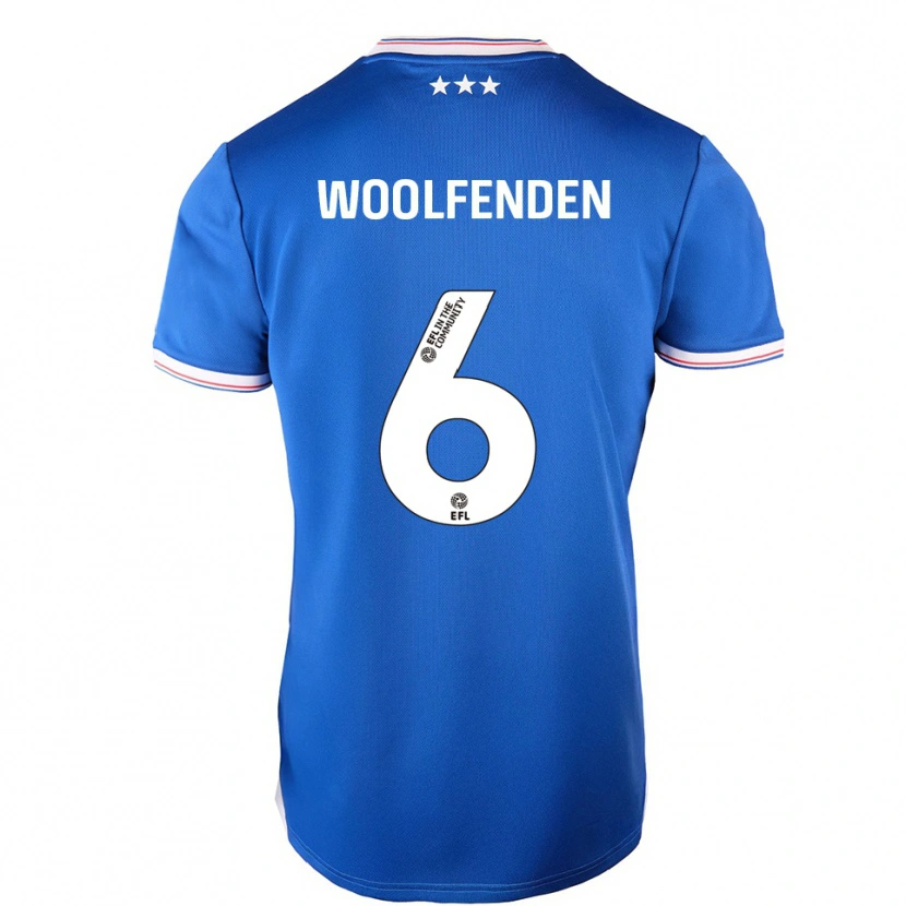 Danxen Homem Camisola Luke Woolfenden #6 Azul Branco Principal 2025/26 Camisa Brasil