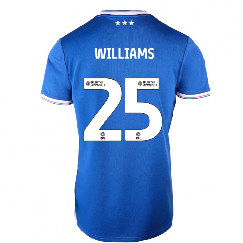 Danxen Homem Camisola Erin Williams #25 Azul Branco Principal 2025/26 Camisa Brasil