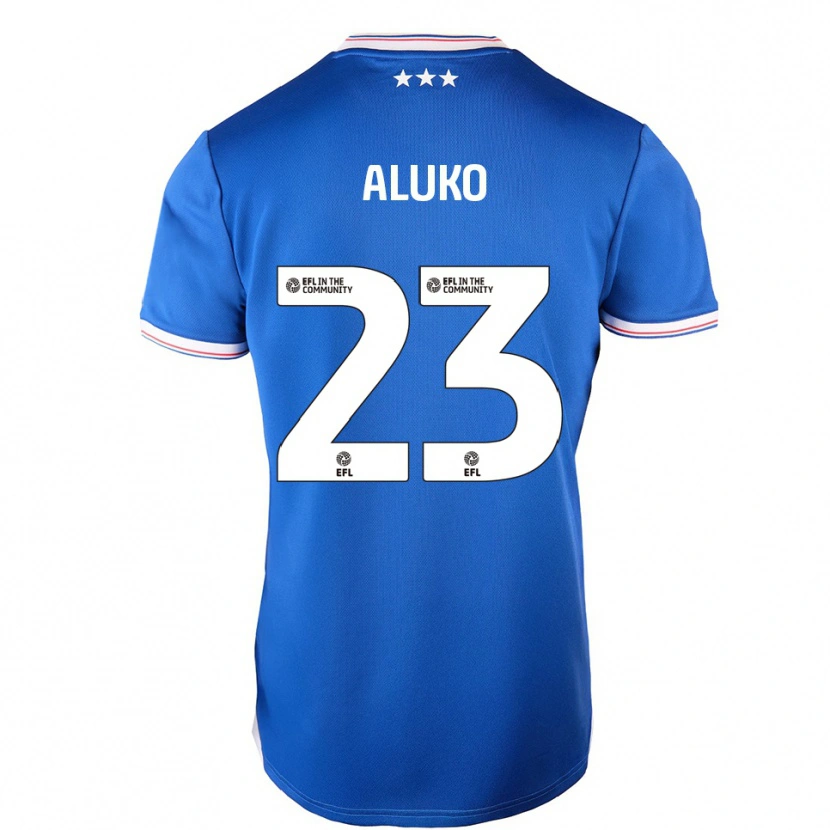 Danxen Homem Camisola Sone Aluko #23 Azul Branco Principal 2025/26 Camisa Brasil