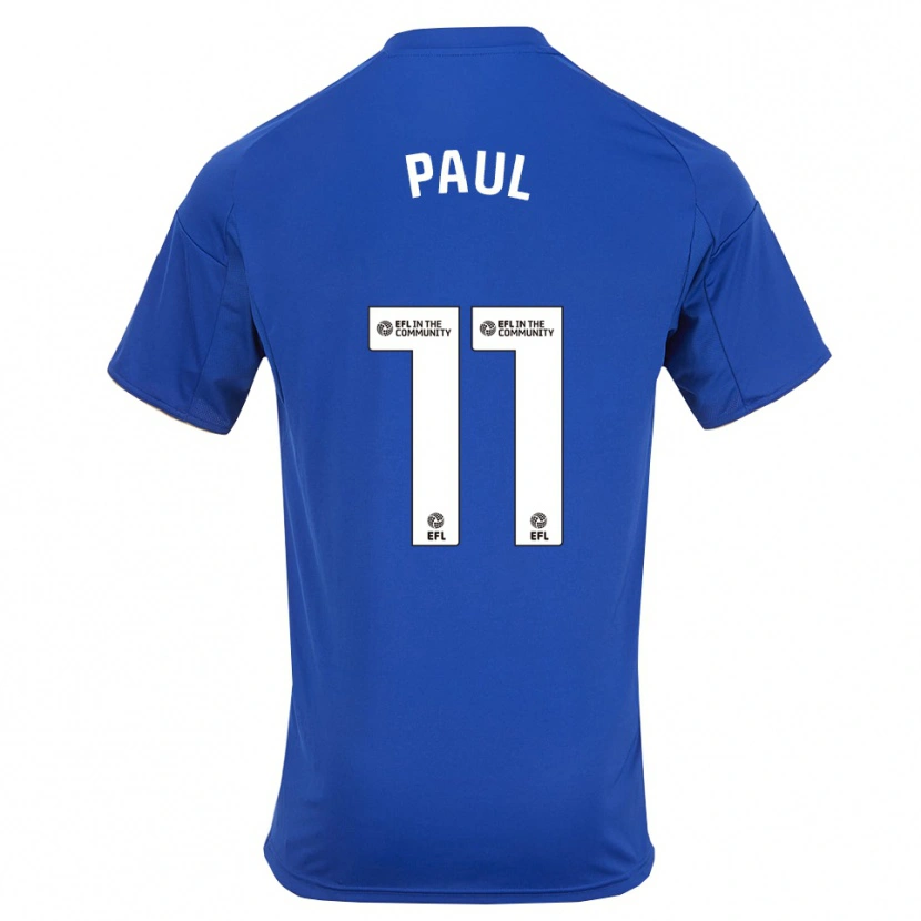 Danxen Homem Camisola Lachante Paul #11 Azul Dourado Principal 2025/26 Camisa Brasil