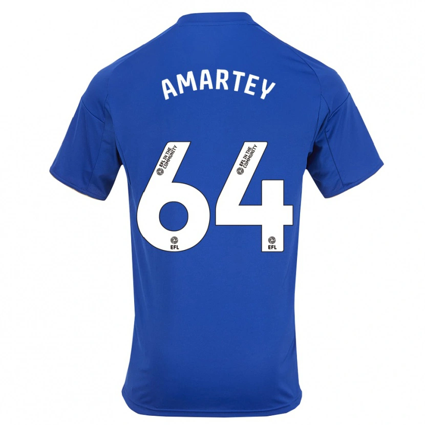 Danxen Homem Camisola Bobby Amartey #64 Azul Dourado Principal 2025/26 Camisa Brasil