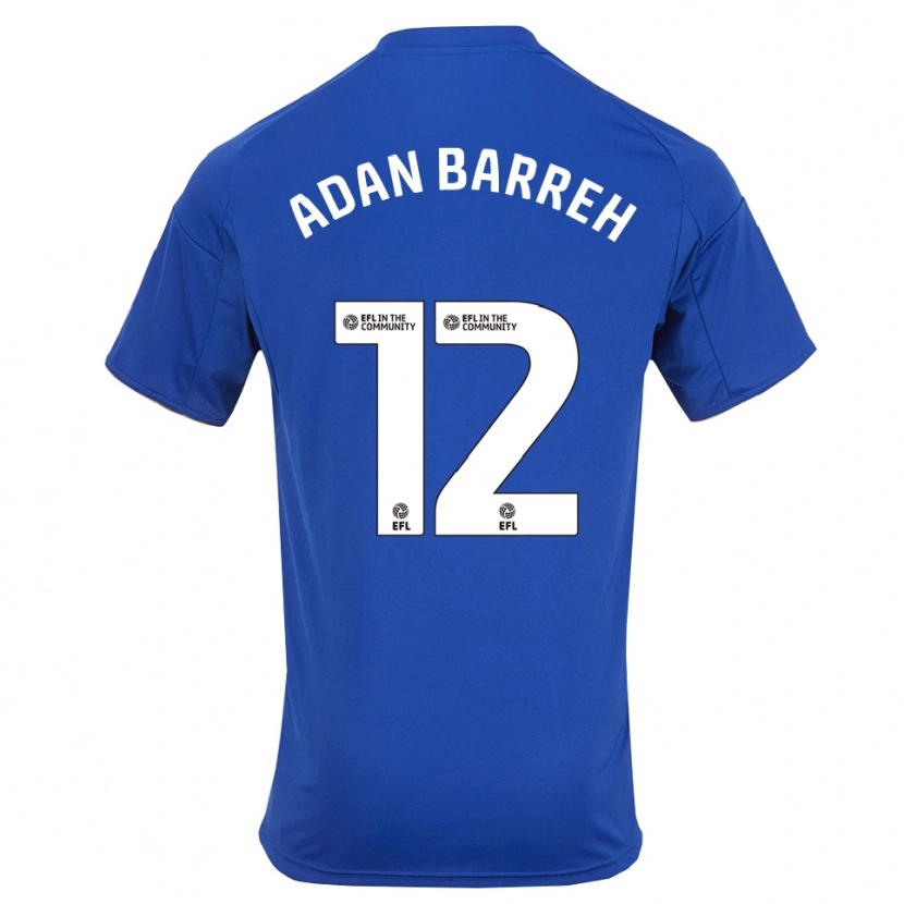 Danxen Homem Camisola Hassan Adan Barreh #12 Azul Dourado Principal 2025/26 Camisa Brasil