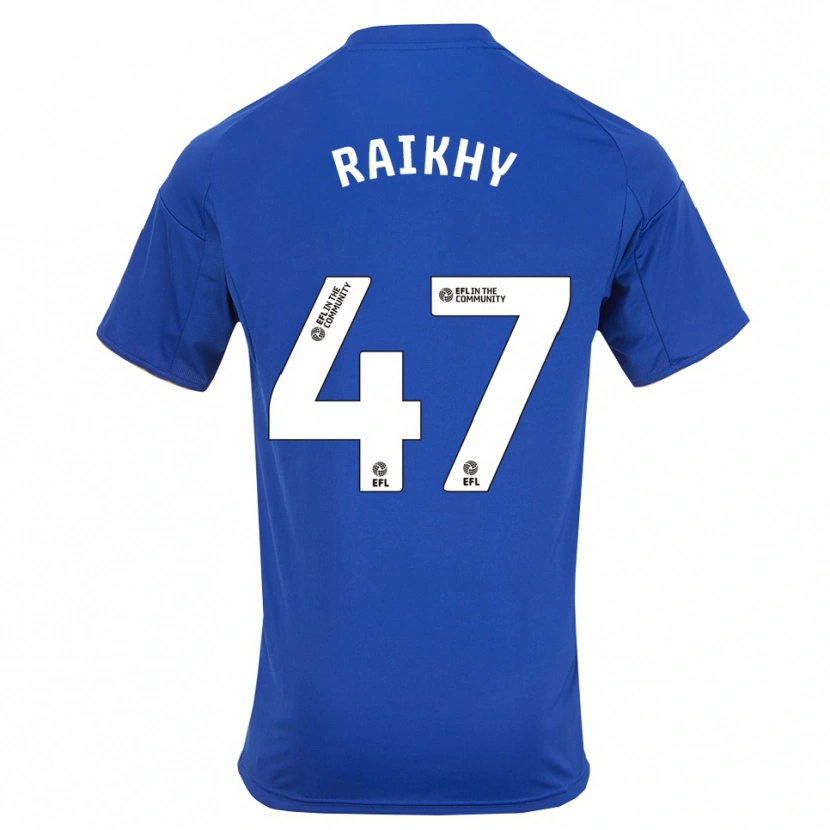 Danxen Homem Camisola Arjan Raikhy #47 Azul Dourado Principal 2025/26 Camisa Brasil