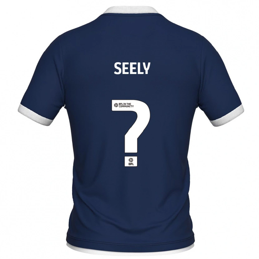 Danxen Homem Camisola Grace Seely #0 Azul Marinho Branco Principal 2025/26 Camisa Brasil