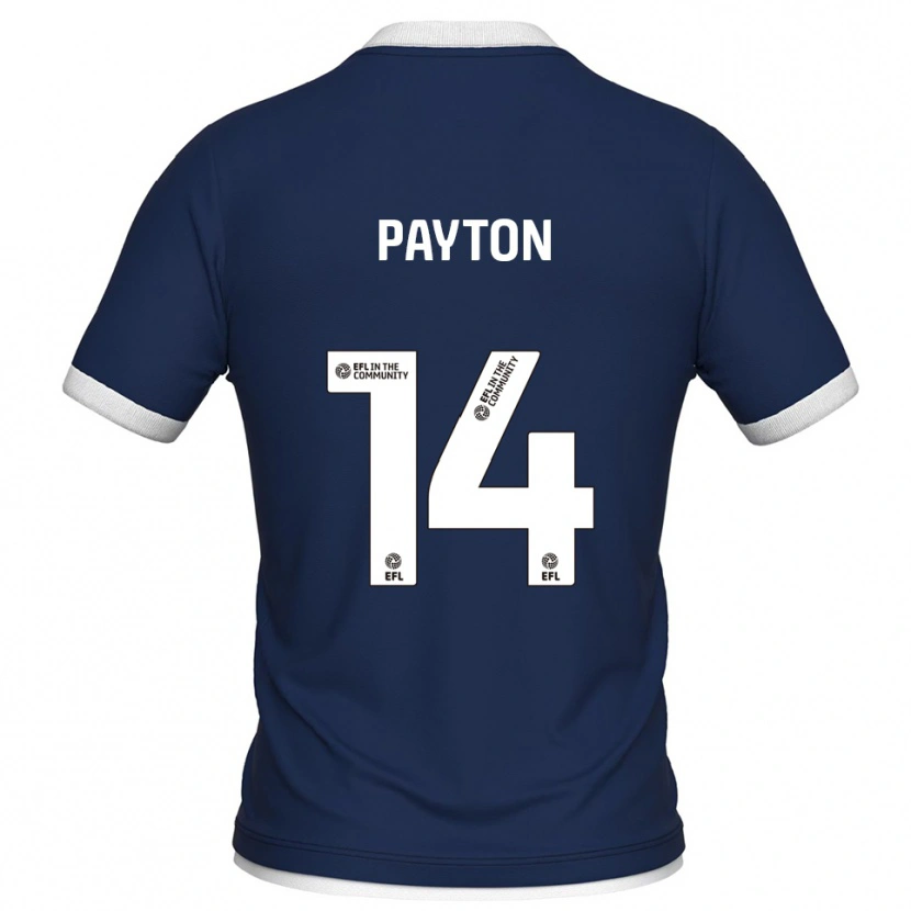 Danxen Homem Camisola Edward Payton #14 Azul Marinho Branco Principal 2025/26 Camisa Brasil