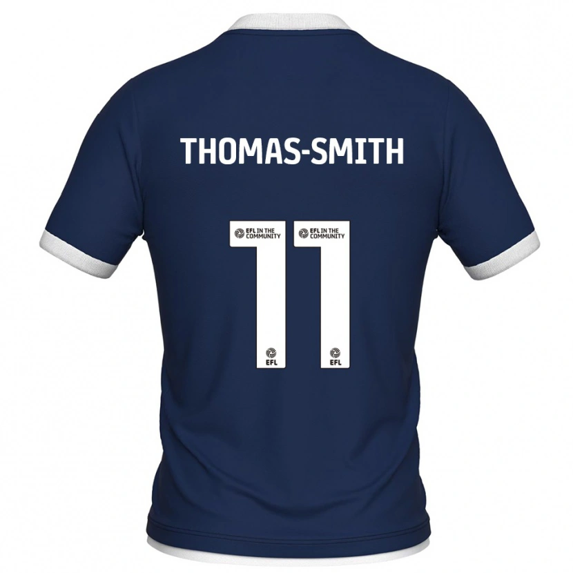 Danxen Homem Camisola Jaydon Thomas-Smith #11 Azul Marinho Branco Principal 2025/26 Camisa Brasil