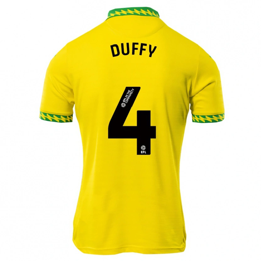 Danxen Homem Camisola Shane Duffy #4 Branco Verde Principal 2025/26 Camisa Brasil
