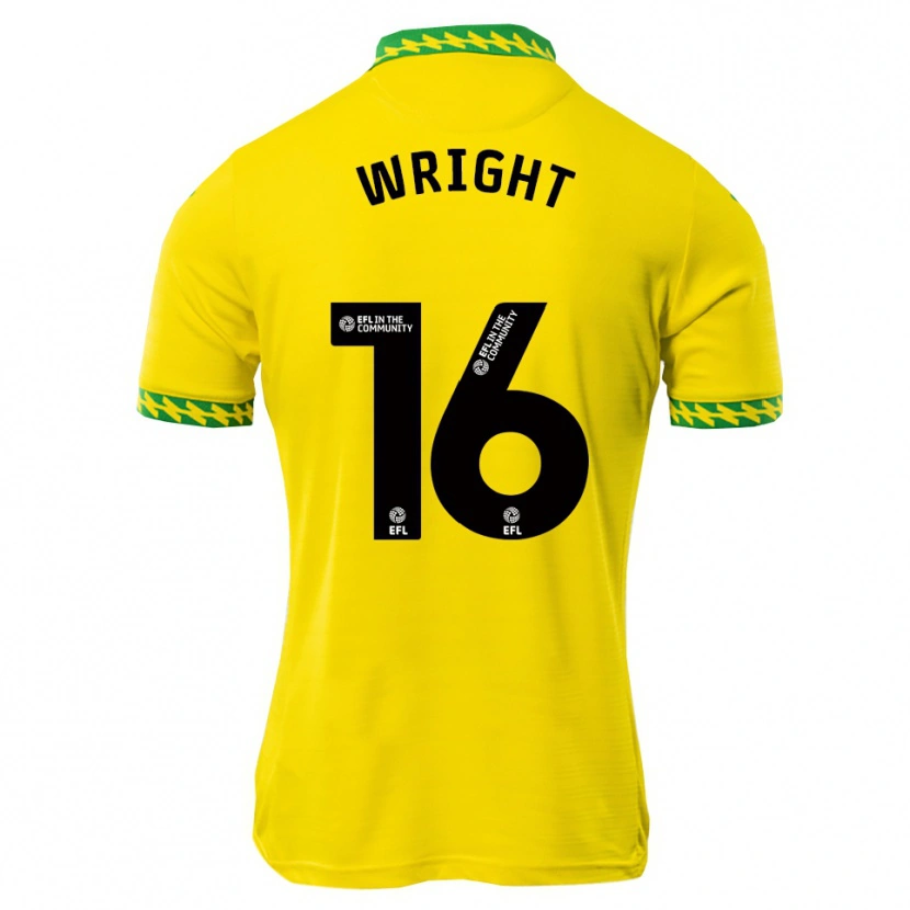 Danxen Homem Camisola Jacob Wright #16 Branco Verde Principal 2025/26 Camisa Brasil
