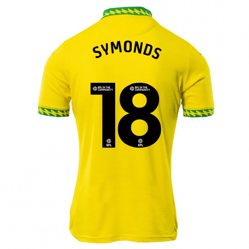 Danxen Homem Camisola Freya Symonds #18 Branco Verde Principal 2025/26 Camisa Brasil