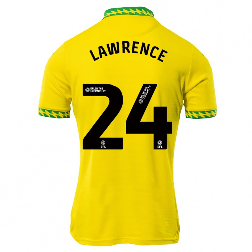 Danxen Homem Camisola Rachel Lawrence #24 Branco Verde Principal 2025/26 Camisa Brasil