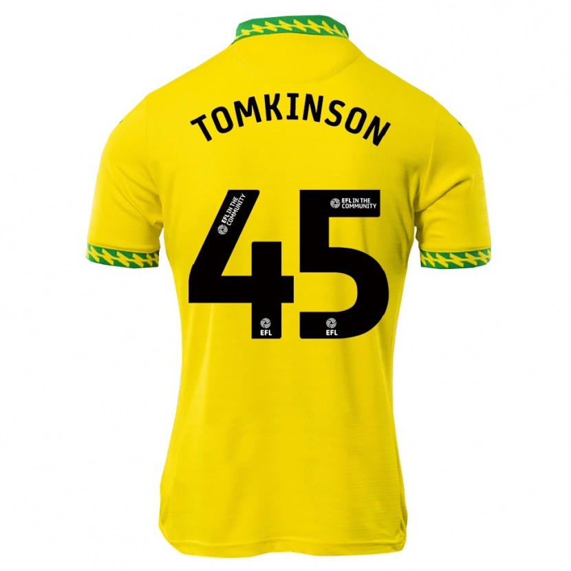 Danxen Homem Camisola Jonathan Tomkinson #45 Branco Verde Principal 2025/26 Camisa Brasil