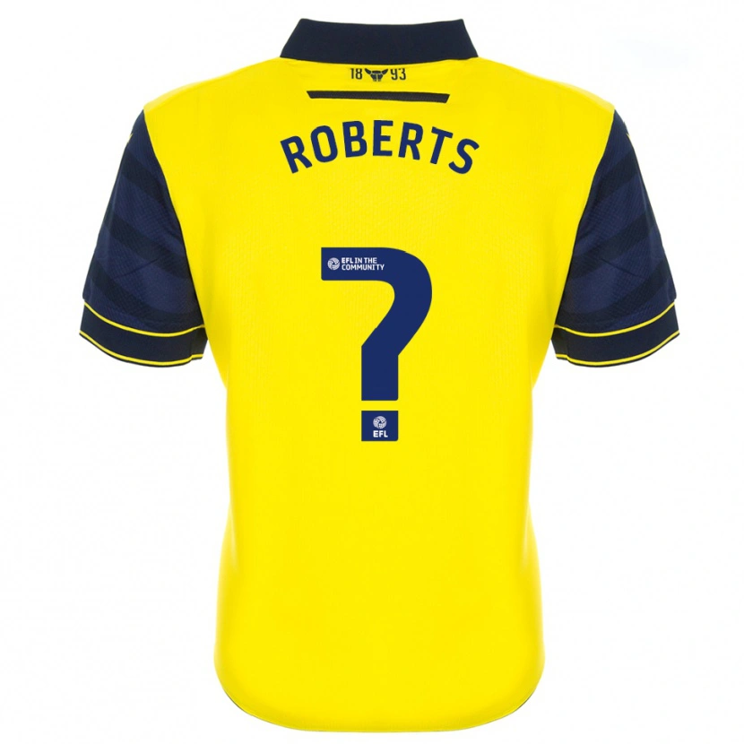Danxen Homem Camisola Amber Roberts #0 Amarelo Azul Marinho Principal 2025/26 Camisa Brasil