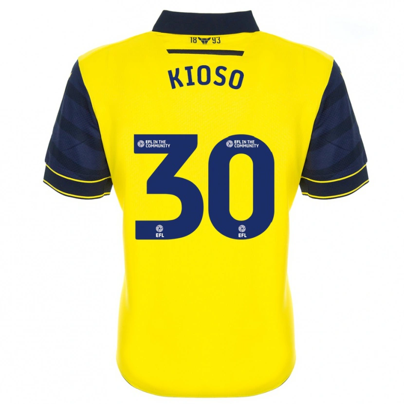 Danxen Homem Camisola Peter Kioso #30 Amarelo Azul Marinho Principal 2025/26 Camisa Brasil