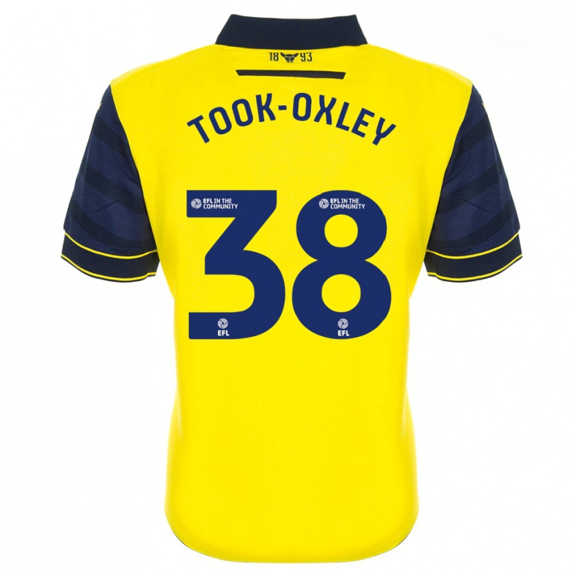 Danxen Homem Camisola Zaide Took-Oxley #38 Amarelo Azul Marinho Principal 2025/26 Camisa Brasil