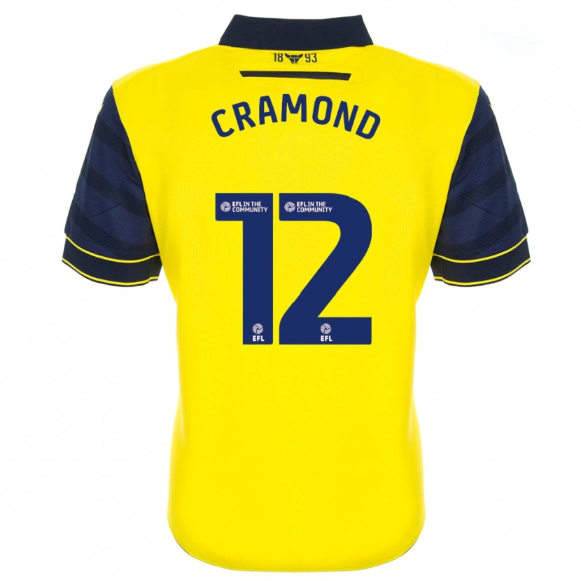 Danxen Homem Camisola Charlie Cramond #12 Amarelo Azul Marinho Principal 2025/26 Camisa Brasil