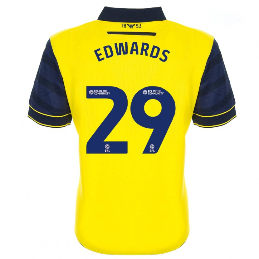 Danxen Homem Camisola Kyle Edwards #29 Amarelo Azul Marinho Principal 2025/26 Camisa Brasil