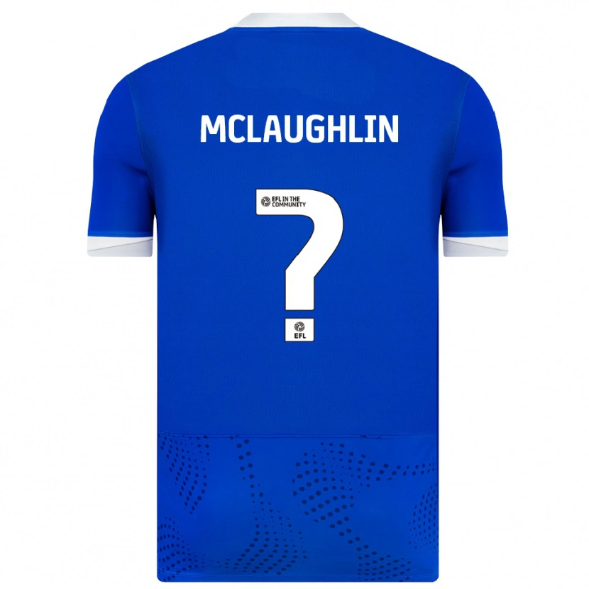 Danxen Homem Camisola Erin Mclaughlin #0 Azul Branco Principal 2025/26 Camisa Brasil