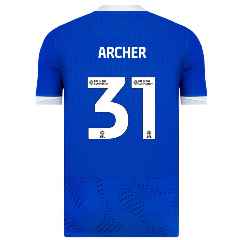 Danxen Homem Camisola Jordan Archer #31 Azul Branco Principal 2025/26 Camisa Brasil