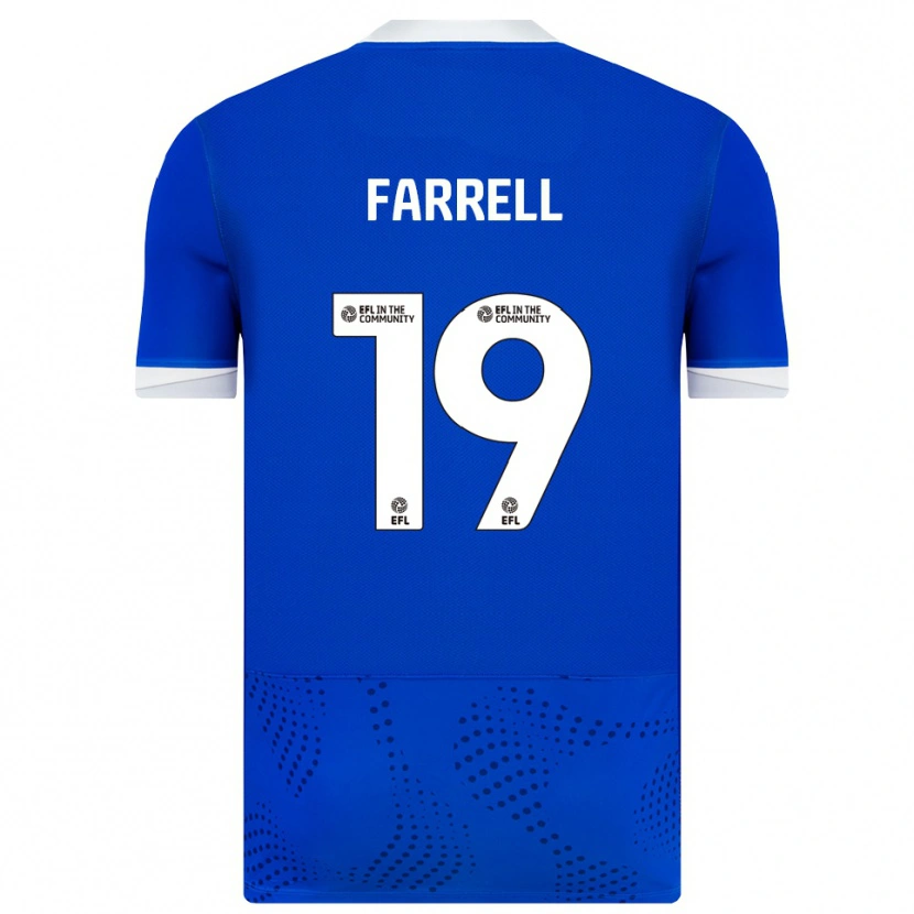 Danxen Homem Camisola Jacob Farrell #19 Azul Branco Principal 2025/26 Camisa Brasil