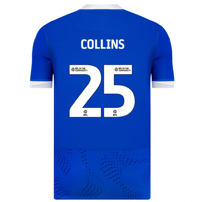 Danxen Homem Camisola Izzy Collins #25 Azul Branco Principal 2025/26 Camisa Brasil