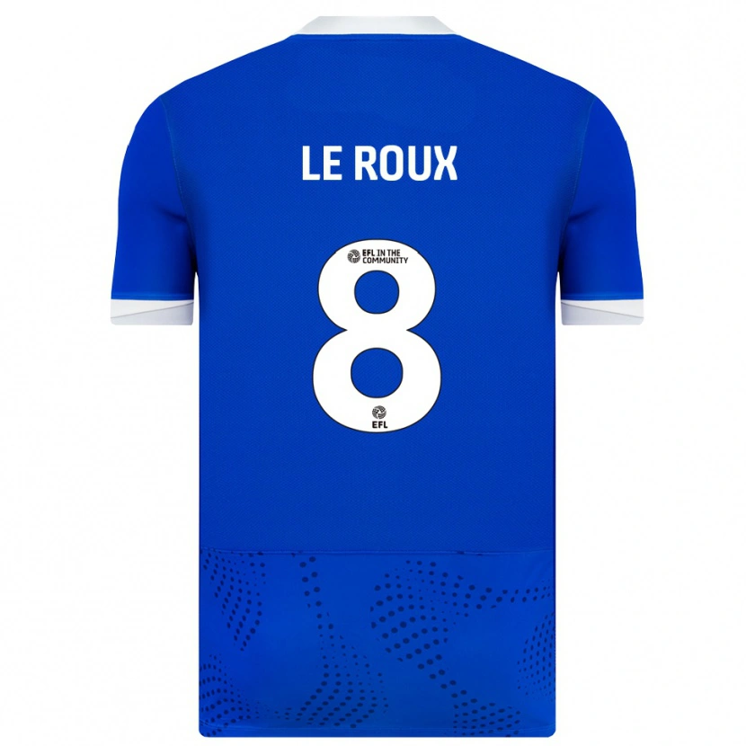 Danxen Homem Camisola Luke Le Roux #8 Azul Branco Principal 2025/26 Camisa Brasil