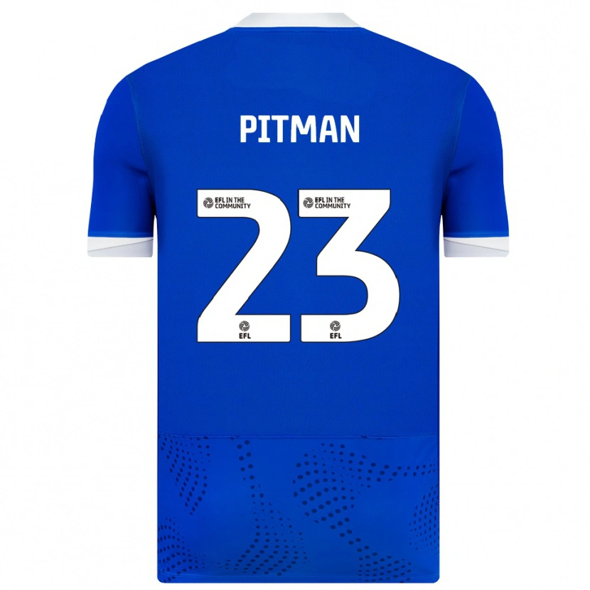 Danxen Homem Camisola Emily Pitman #23 Azul Branco Principal 2025/26 Camisa Brasil