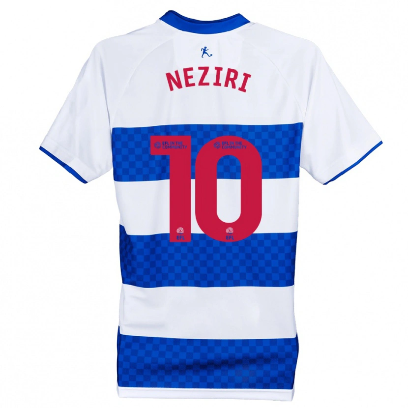 Danxen Homem Camisola Enis Neziri #10 Azul Branco Principal 2025/26 Camisa Brasil