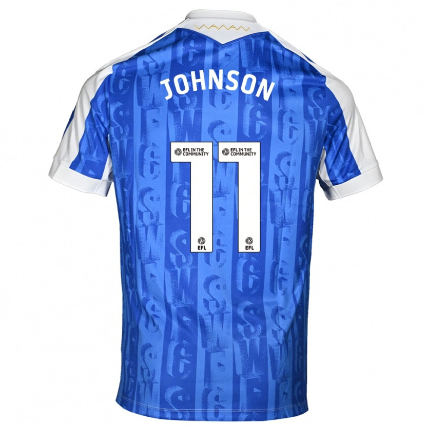 Danxen Homem Camisola Reece Johnson #11 Azul Branco Principal 2025/26 Camisa Brasil