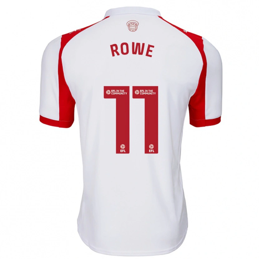 Danxen Homem Camisola Rachel Rowe #11 Branco Vermelho Principal 2025/26 Camisa Brasil