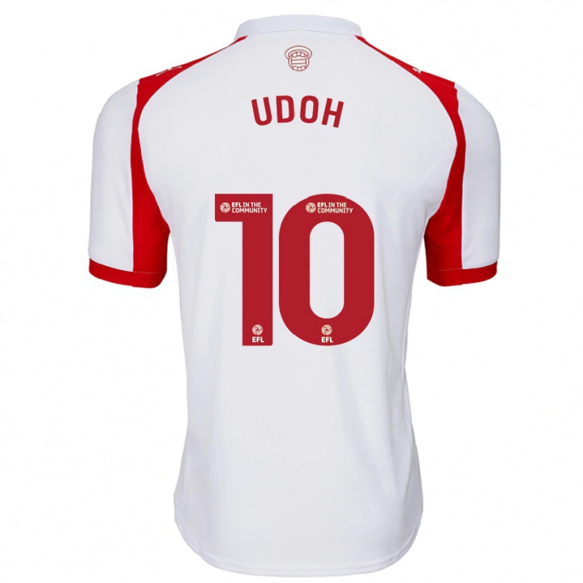 Danxen Homem Camisola Victor Udoh #10 Branco Vermelho Principal 2025/26 Camisa Brasil