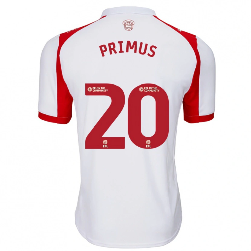 Danxen Homem Camisola Atlanta Primus #20 Branco Vermelho Principal 2025/26 Camisa Brasil