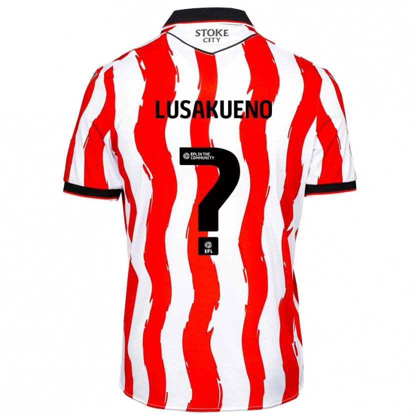 Danxen Homem Camisola Matty Lusakueno #0 Branco Vermelho Principal 2025/26 Camisa Brasil