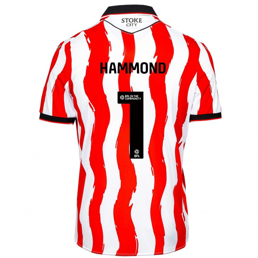 Danxen Homem Camisola Alek Hammond #1 Branco Vermelho Principal 2025/26 Camisa Brasil