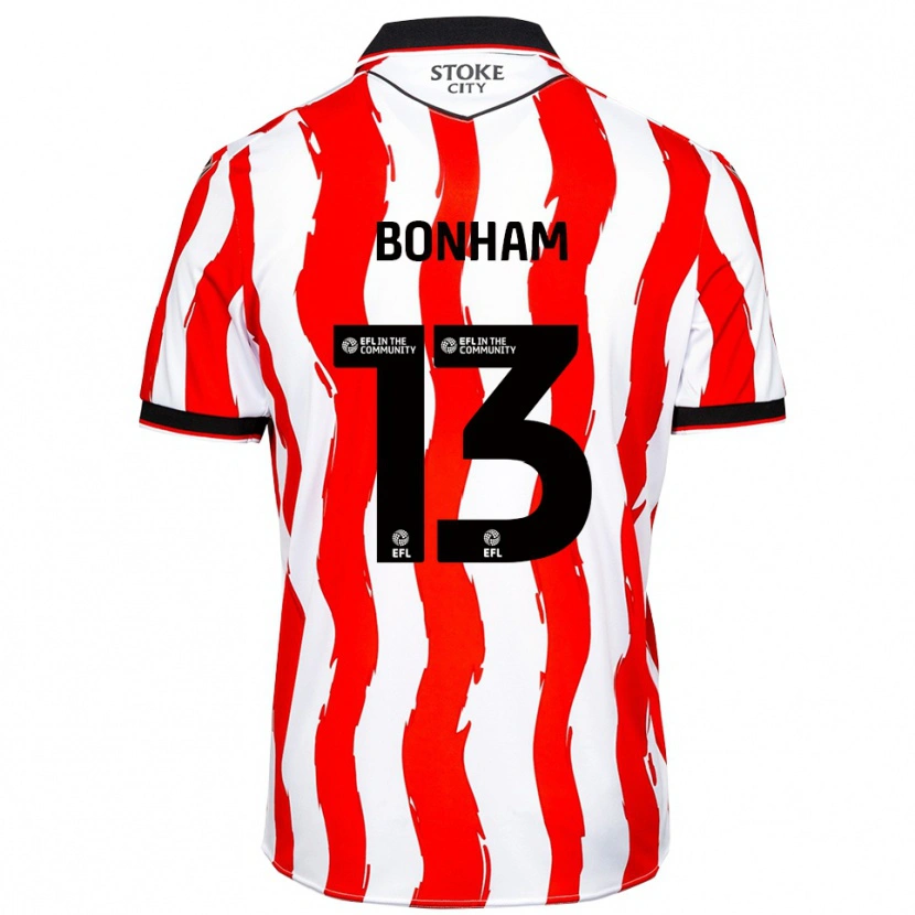 Danxen Homem Camisola Jack Bonham #13 Branco Vermelho Principal 2025/26 Camisa Brasil