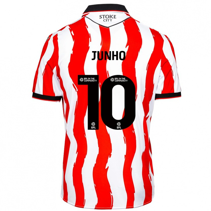 Danxen Homem Camisola Jun-Ho Bae #10 Branco Vermelho Principal 2025/26 Camisa Brasil