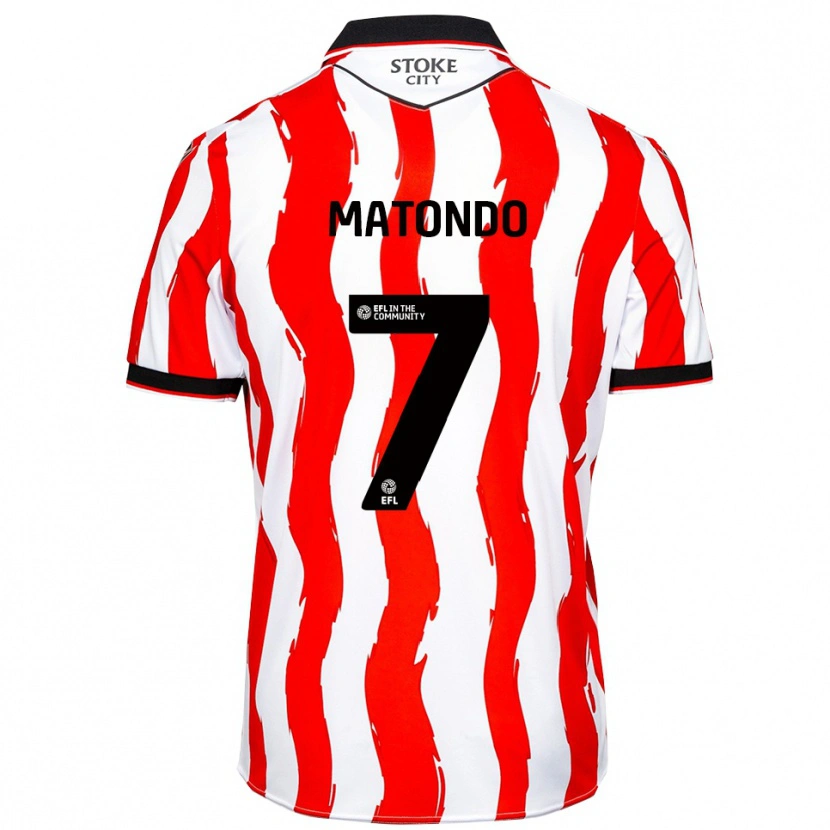 Danxen Homem Camisola Japhet Matondo #7 Branco Vermelho Principal 2025/26 Camisa Brasil