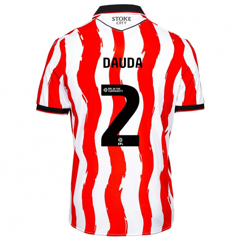 Danxen Homem Camisola Anas Dauda #2 Branco Vermelho Principal 2025/26 Camisa Brasil
