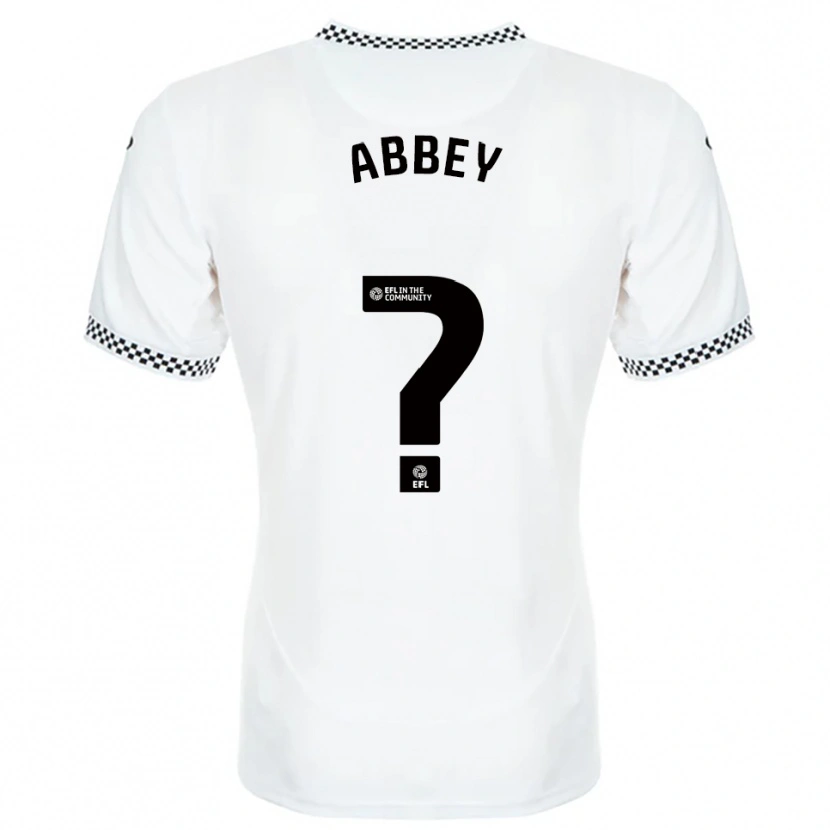 Danxen Homem Camisola Nelson Abbey #0 Branco Laranja Principal 2025/26 Camisa Brasil