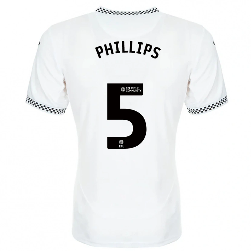 Danxen Homem Camisola Ben Phillips #5 Branco Laranja Principal 2025/26 Camisa Brasil