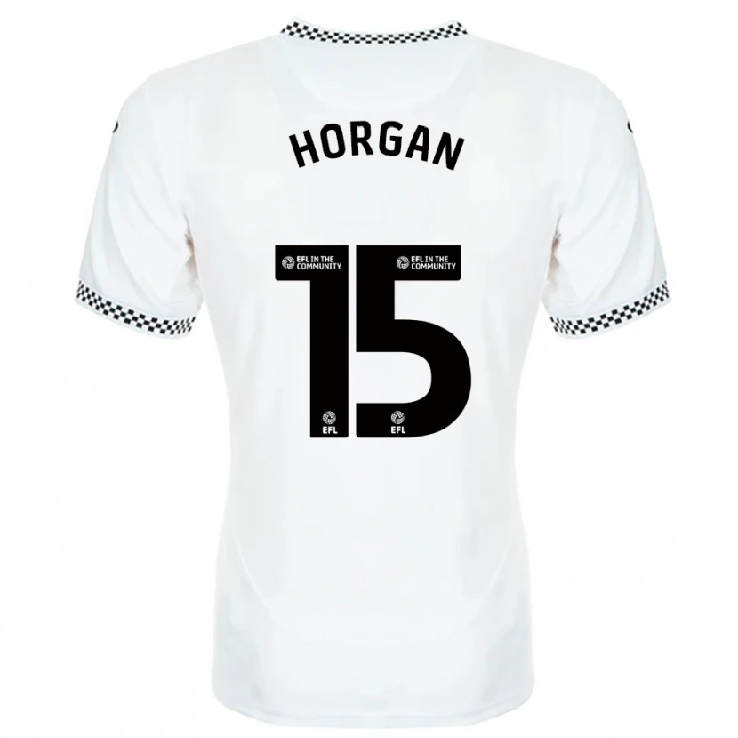 Danxen Homem Camisola Gwenan Horgan #15 Branco Laranja Principal 2025/26 Camisa Brasil