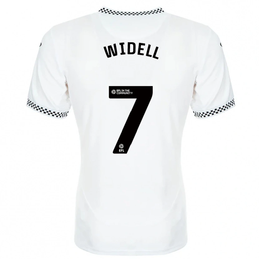 Danxen Homem Camisola Melker Widell #7 Branco Laranja Principal 2025/26 Camisa Brasil