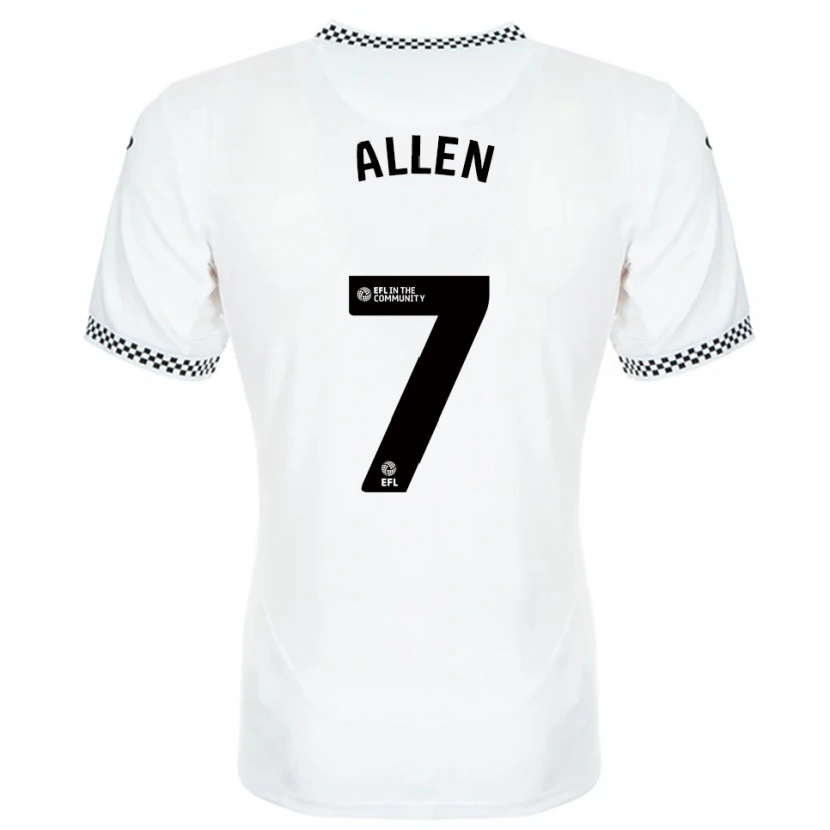 Danxen Homem Camisola Joe Allen #7 Branco Laranja Principal 2025/26 Camisa Brasil