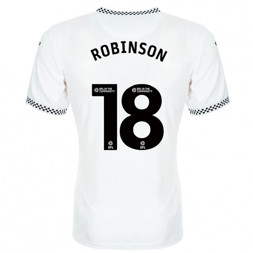 Danxen Homem Camisola Milo Robinson #18 Branco Laranja Principal 2025/26 Camisa Brasil